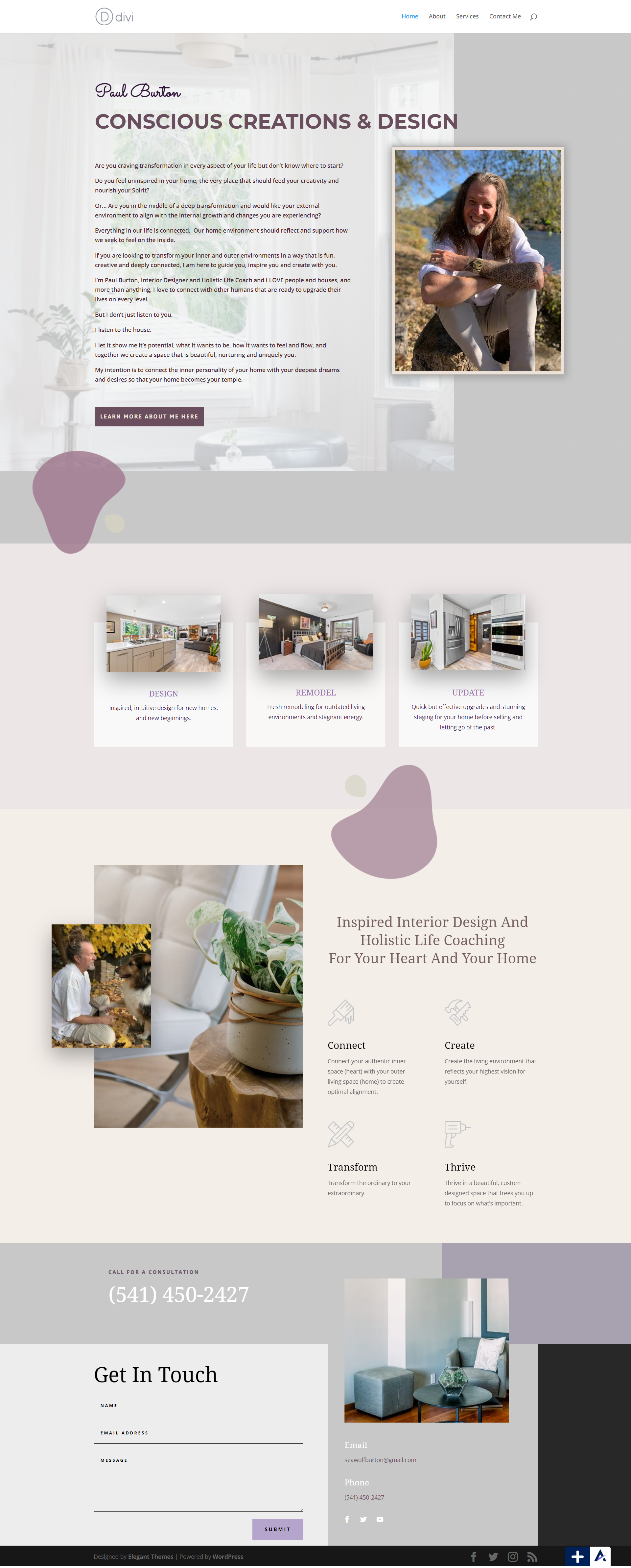 Interior Designer Website